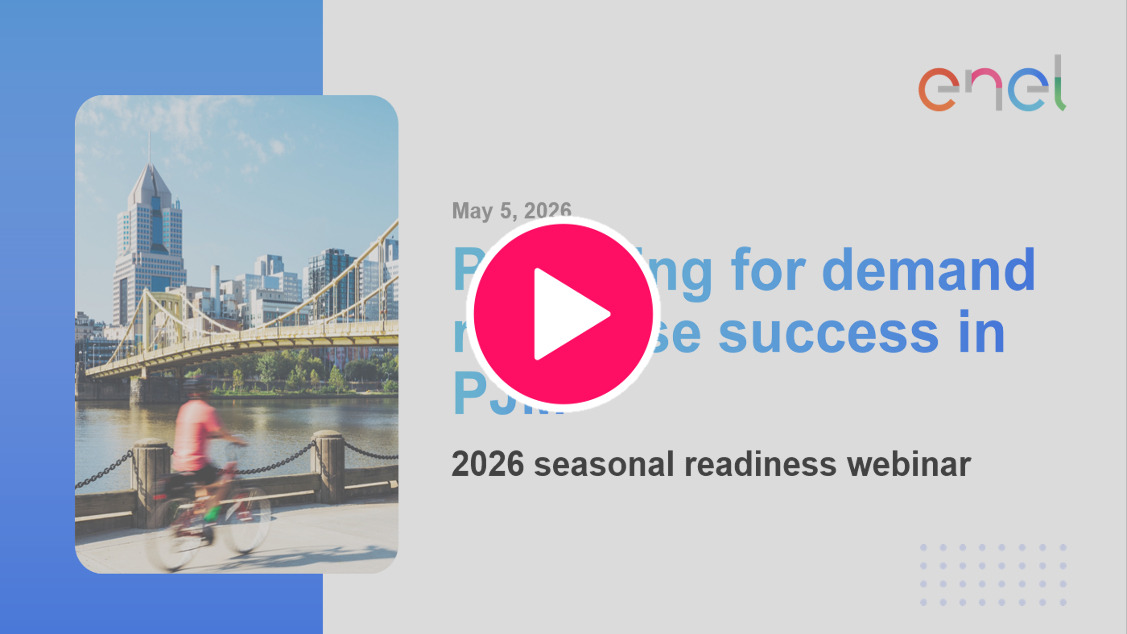 Webinar: PJM ELRP Demand Response - 2026 Seasonal Readiness
